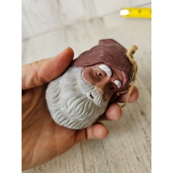 Midwest importers Santa ceramic ornament vintage Xmas tree - Picture 7 of 7